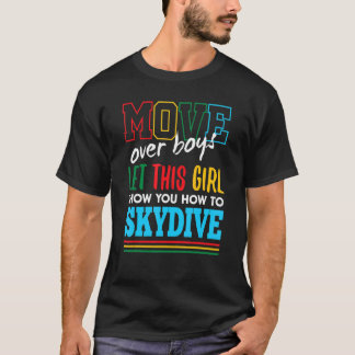 Camiseta Deixe Esta Garota Mostrar Como Saltar de Paraqueda
