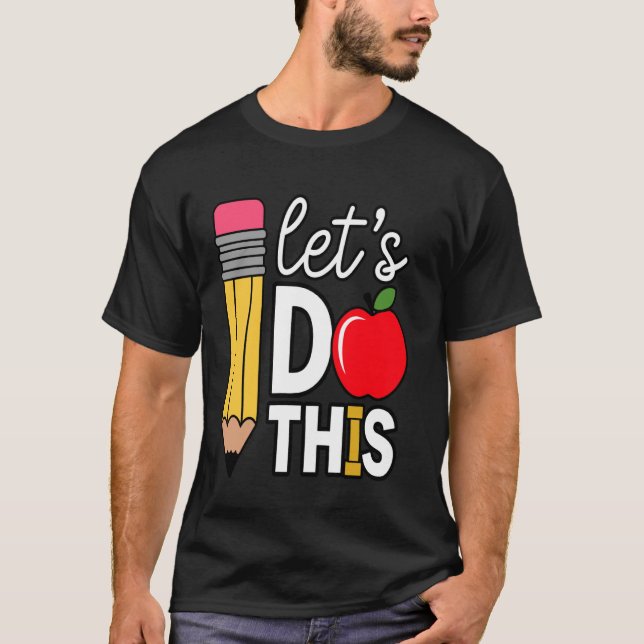Camiseta Deixe Fazer Este Teste De Estado De Dia O Professo (Frente)