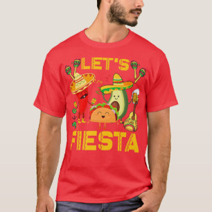Camiseta Deixe Fiesta Avocado E Tacos Cinco De Mayo Meican