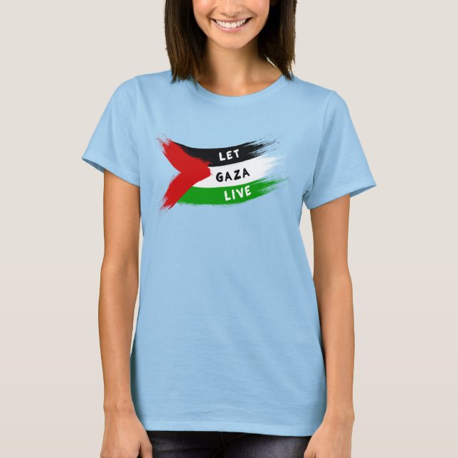 Camiseta Deixe Gaza viver (Frente)