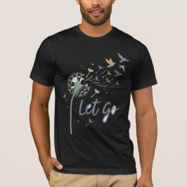 Camiseta Deixe Ir Subir Prosperar Paz Atenção Plena Saúde M