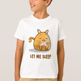 Camiseta Deixe-Me Dormir Engraçado Citação
