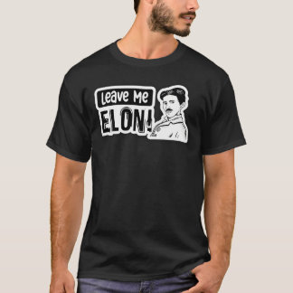Camiseta Deixe-me Elon Sticker Elon Musk Tesla Pára-choque
