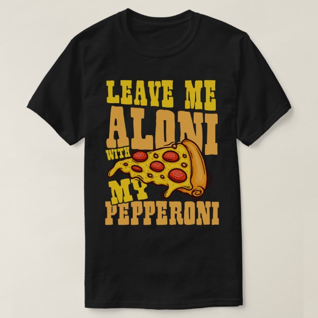 Camiseta Deixe-me em paz (Frente do Design)