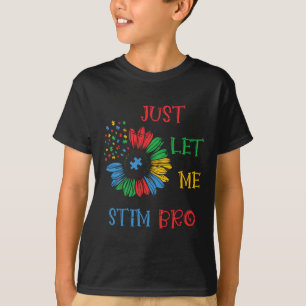 Camiseta Deixe-Me Estimulá-Lo Bro Engraçado Autismo Consciê