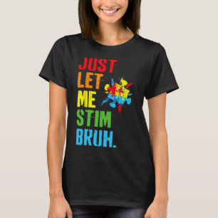 Camiseta Deixe-Me Estimular Bruh Kids Garotos Engraçados Au