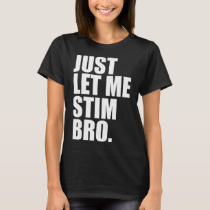 Camiseta Deixe-Me Estimular Mês De Consciência Do Autismo E