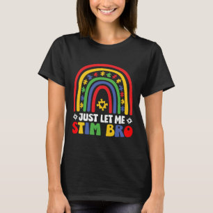 Camiseta Deixe-Me Estimular O Mês De Consciência Do Autismo