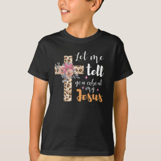 Camiseta Deixe-Me Falar Sobre Minha Bíblia Cristã Jesus
