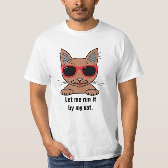 Camiseta Deixe-Me Fazê-Lo Pela Minha T-Shirt Engraçada. (Frente)
