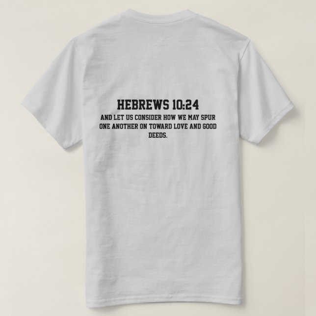 Camiseta Deixe-me Incentivar Você (Verso do Design)
