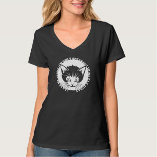 Camiseta Deixe-me me sozinho estão falando somente a meu