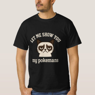 Camiseta Deixe-me mostrar-lhe os meus pokemans 