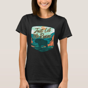 Camiseta Deixe-Me Rambar Eu Caminhando Preservação Animal S