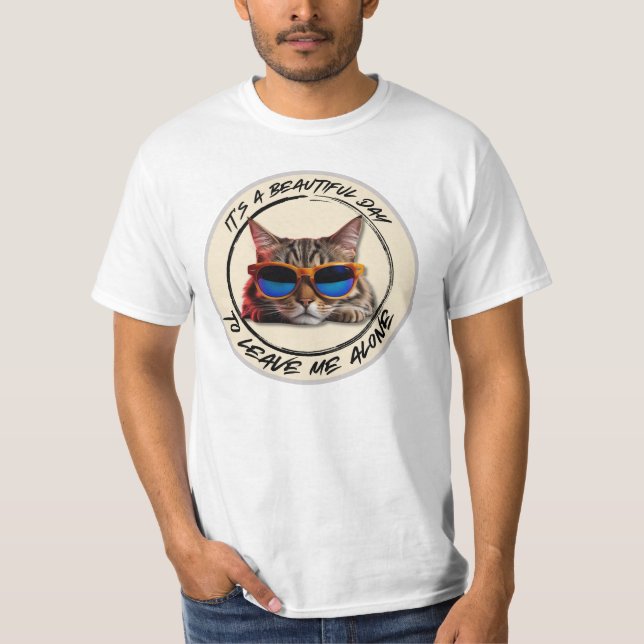 Camiseta Deixe-me sozinho (Frente)