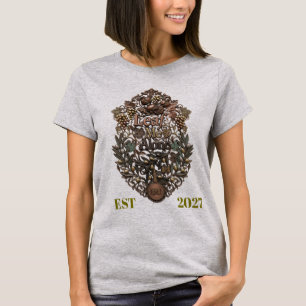 Camiseta Deixe-me Sozinho Design Botânico Vintage Lo da N