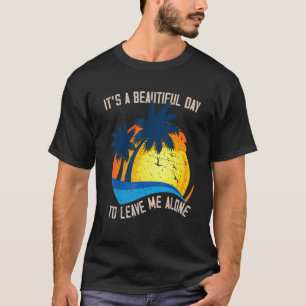 Camiseta Deixe-me sozinho Pessoas antissociais tímidas