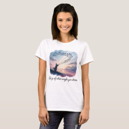Camiseta Deixe-me ver o que te pesa - Dóvoras de Aquarela