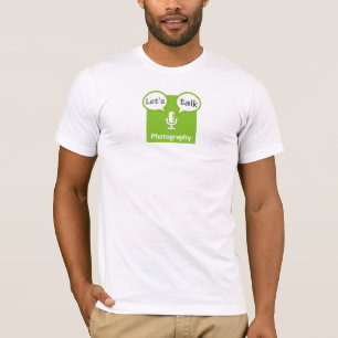 Camiseta Deixe-nos falar o t-shirt da fotografia