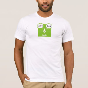 Camiseta Deixe-nos falar o t-shirt de Apple