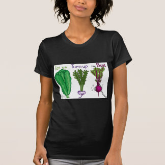 Camiseta Deixe-nos girar acima da batida