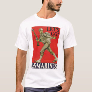 Camiseta Deixe-nos ir!  E.U. Fuzileiros navais