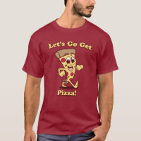 "Deixe-nos ir obtêm a pizza!" Desenhos animados