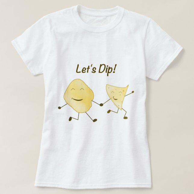 Camiseta Deixe-nos mergulhar! (Frente do Design)