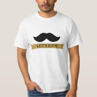 Camiseta Deixe-nos montar o T do bigode