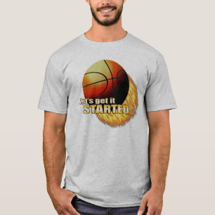 Camiseta Deixe-nos obtê-lo começado