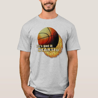 Camiseta Deixe-nos obtê-lo começado