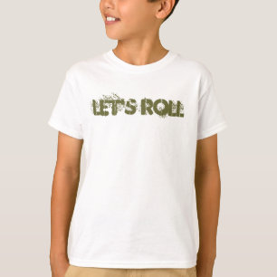 Camiseta Deixe-nos rolar o T dos meninos