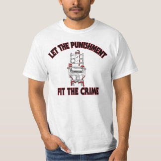 Camiseta Deixe o ajustado da punição o branco do t-shirt do