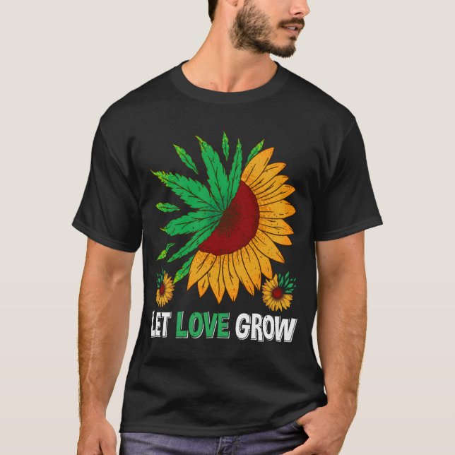 Camiseta Deixe O Amor Crescer Jardim de Jardim (Frente)