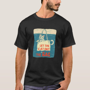 Camiseta Deixe o Gato fora da Bolsa de Fala Fantasia