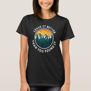 Camiseta Deixe-O Melhor Do Que Você O Encontrou Vintage Mot