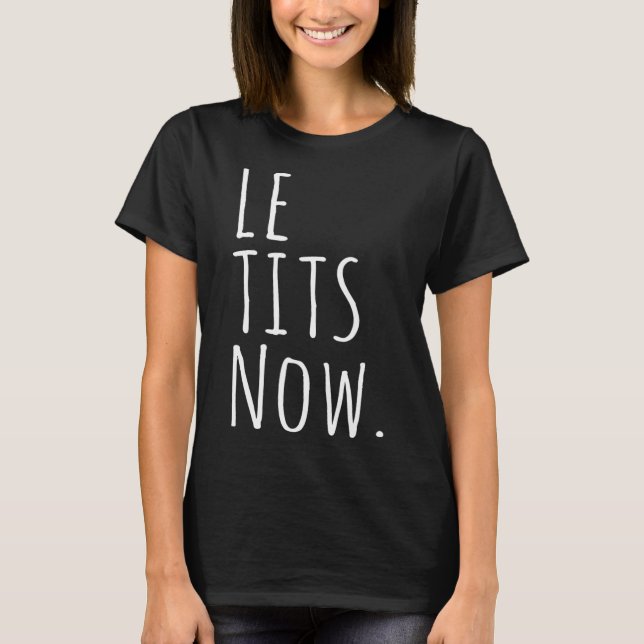 Camiseta Deixe-o nevar com humor (Frente)