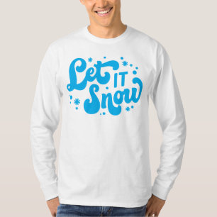 Camiseta Deixe-o nevar Design de inverno