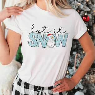 Camiseta Deixe-o nevar no Natal