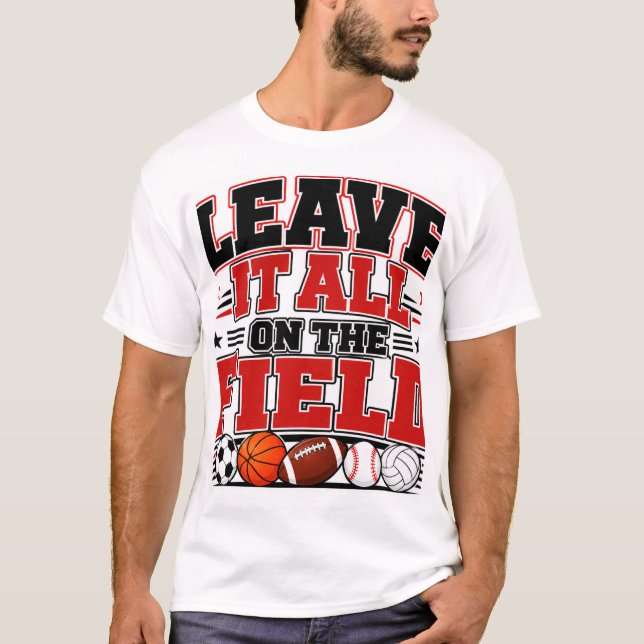 Camiseta Deixe-o no Campo (Frente)