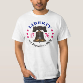 CAMISETA DEIXE O T-SHIRT DO ANEL DA LIBERDADE