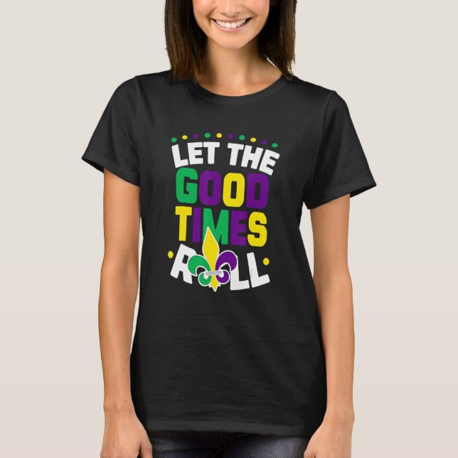 Camiseta Deixe os bons tempos rolar Desfile de Carnaval Mar (Frente)