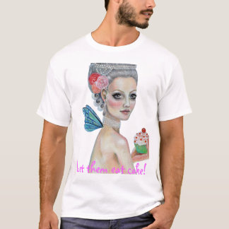 Camiseta Deixe-os comer bolo