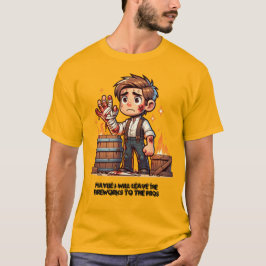 Camiseta Deixe os fogos de artifício para os profissionais!