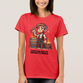 Camiseta Deixe os fogos de artifício para os profissionais!