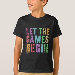 Camiseta Deixe os Jogos Começarem a Lenda do Dia de Campo d