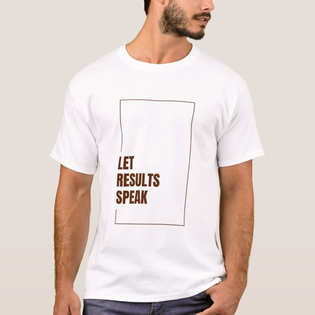 CAMISETA DEIXE OS RESULTADOS FALARE (Frente)