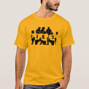 Camiseta Deixe os treinadores treinarem o Tee dos Homens