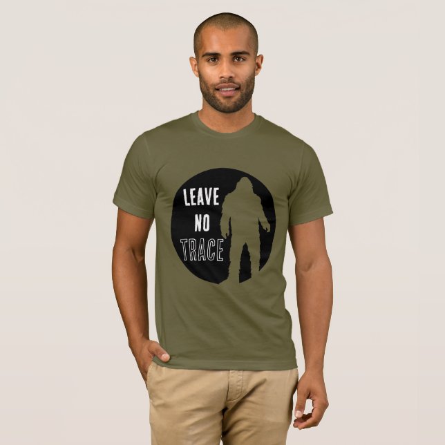 Camiseta Deixe Pé Grande Sem Rastro (Frente Completa)