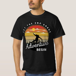 Camiseta Deixe que a Aventura do segundo comece de volta à 